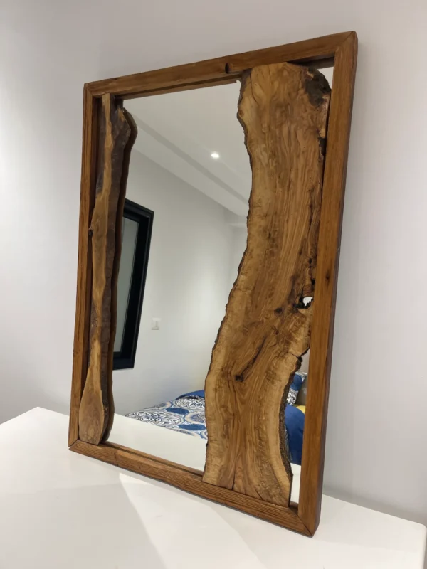 wood mirror