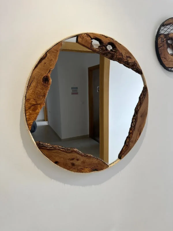 reclaimed wood mirror